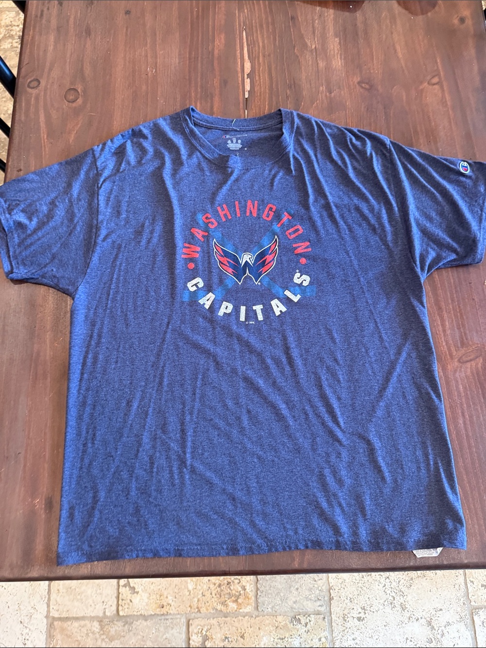 Champion Navy Washington Capitals Short-Sleeve Tee